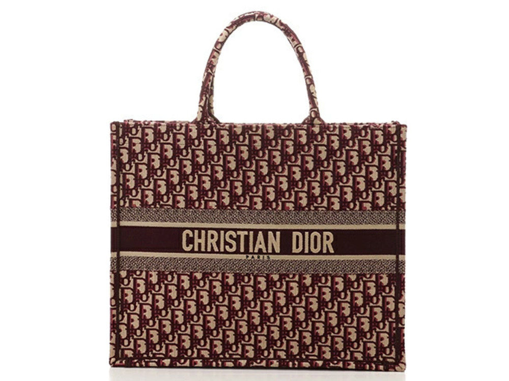 Christian Dior Bag Tote Book Canvas